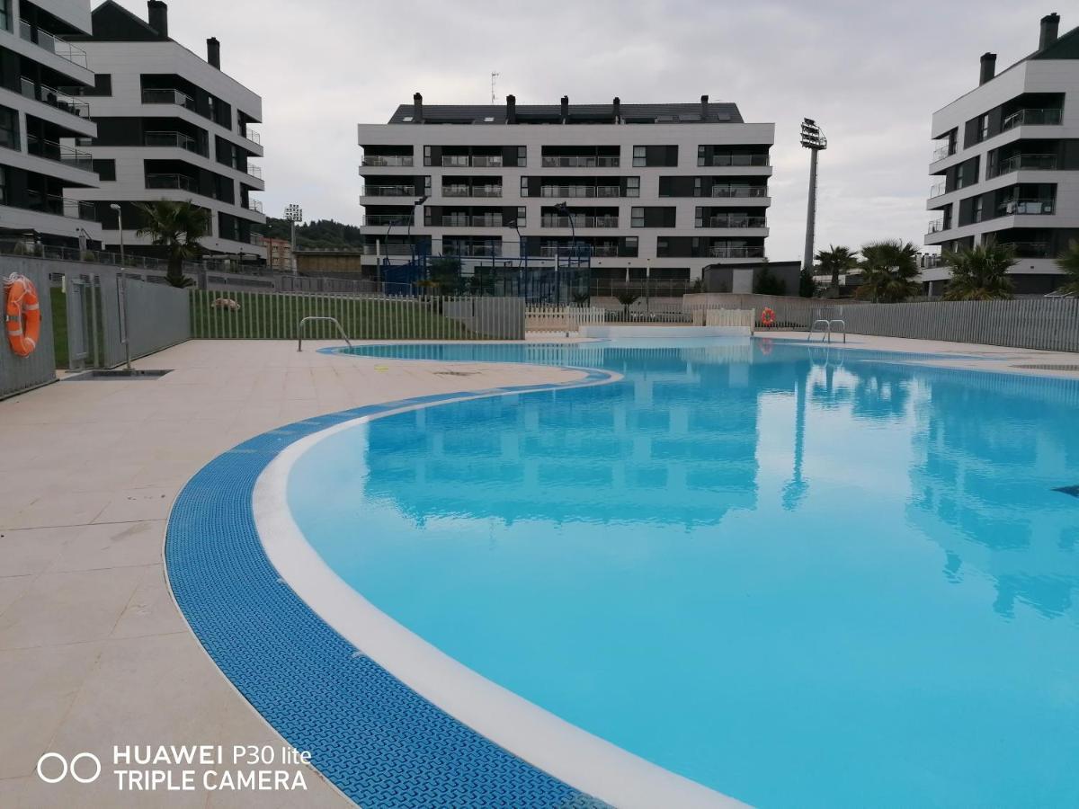 Luminoso Apartamento En Circulo Miramar Luanco Exteriör bild